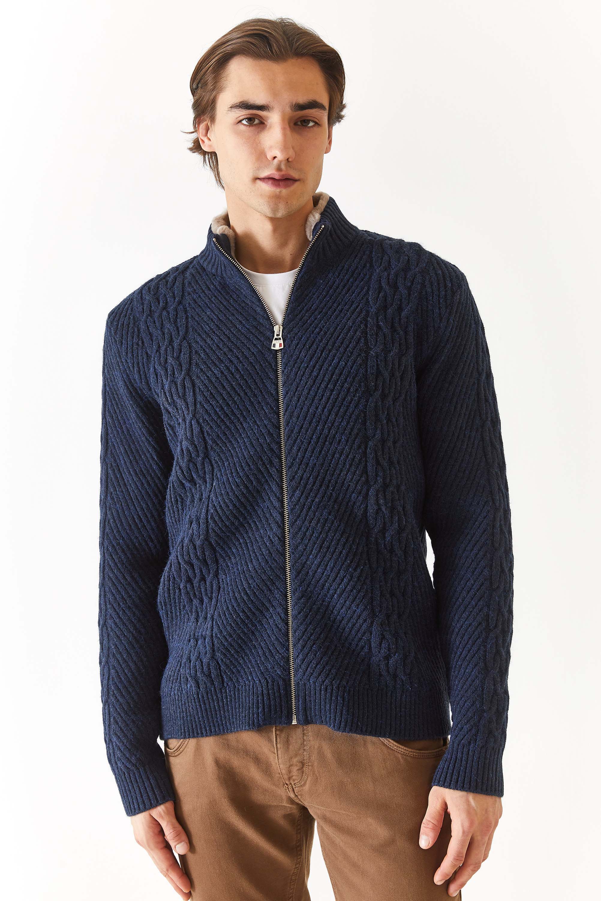 

Кардиган мужской U.S. POLO Assn. G081SZ0TH0ELMAR синий L, G081SZ0TH0ELMAR