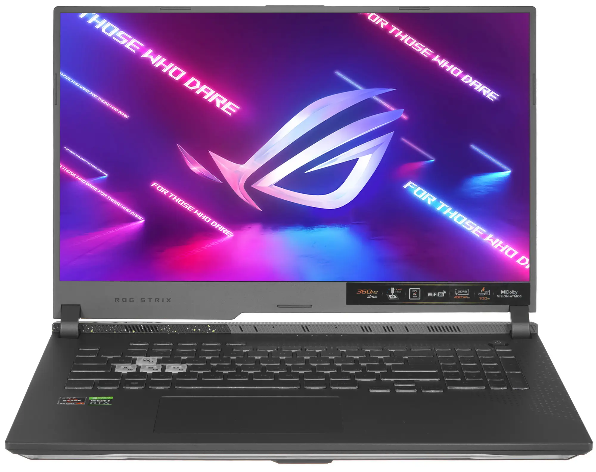 Ноутбук ASUS ROG Strix G17 G713RM-KH099 Silver (90NR08K4-M00550)