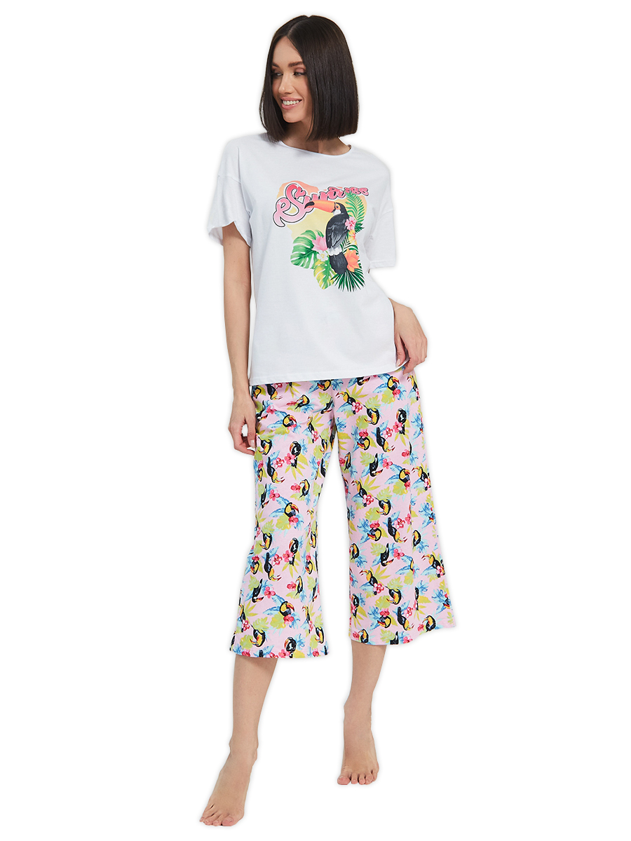 

Пижама женская Jolie Femme J067/131/su белая 46, J067/131/su