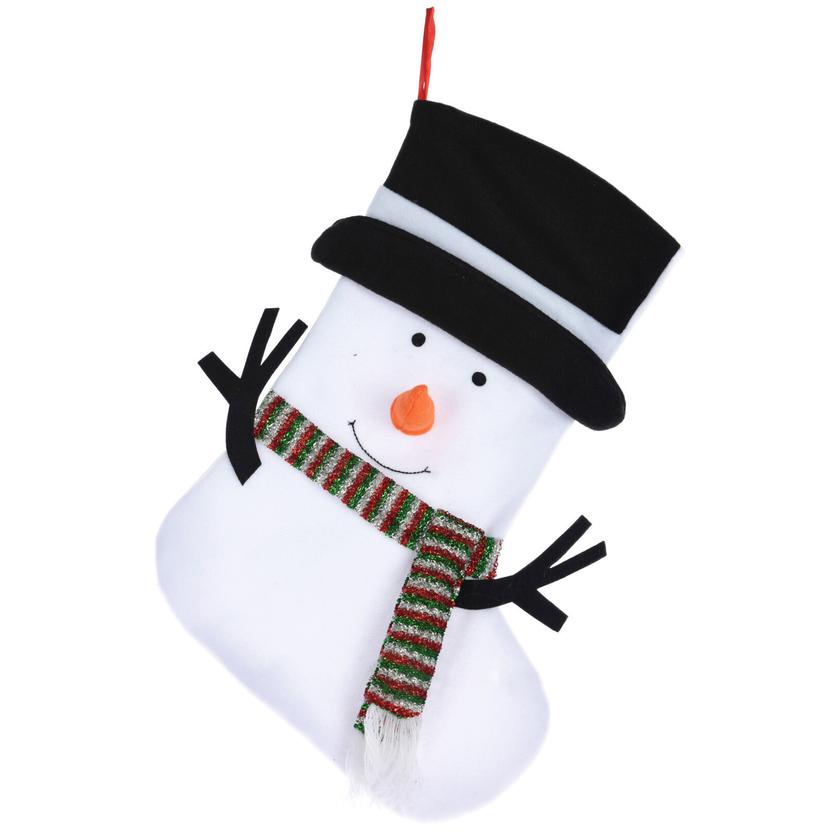 Чулок для подарков Koopman International снежный дар-снеговик AAF517230 45 см 1 шт.