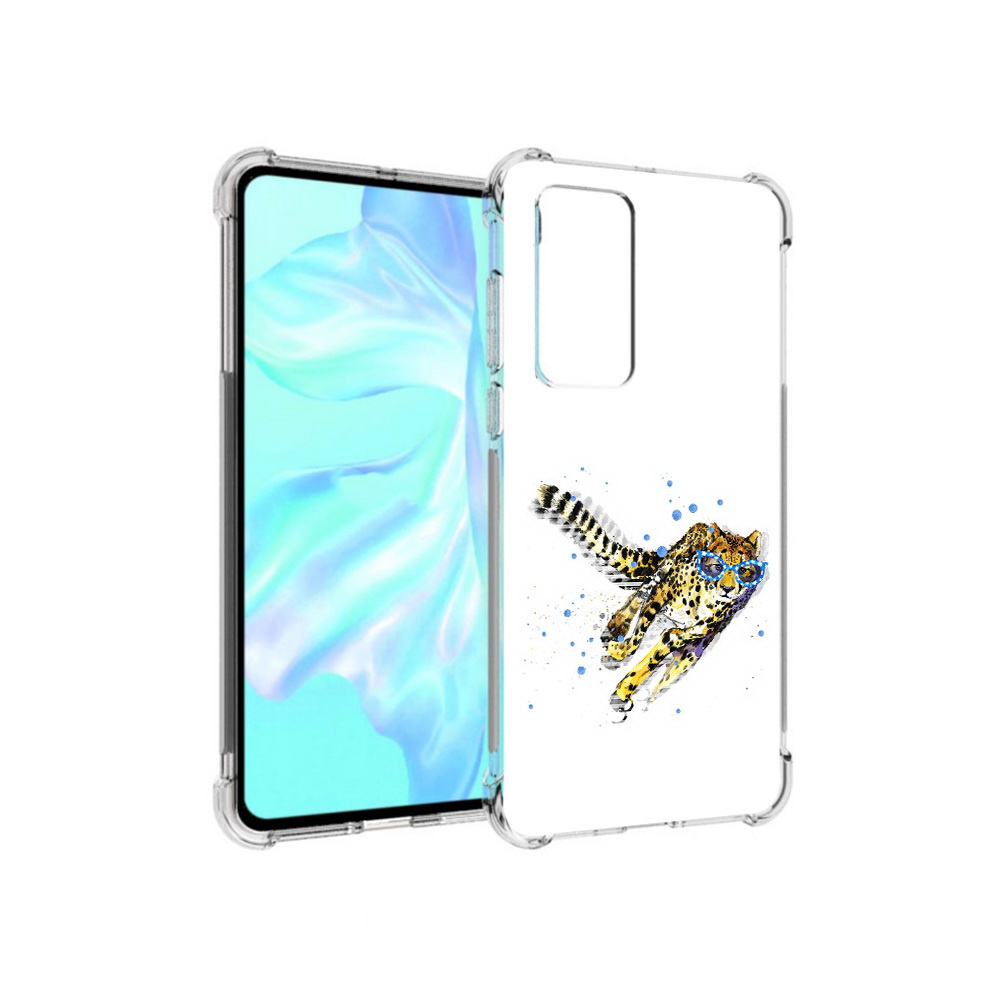 

Чехол MyPads Tocco для Huawei P40 гепард в очках, Прозрачный, Tocco