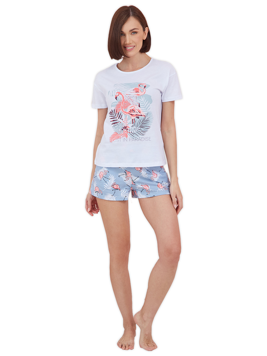 

Пижама женская Jolie Femme J065/034/фл серая 46, J065/034/фл