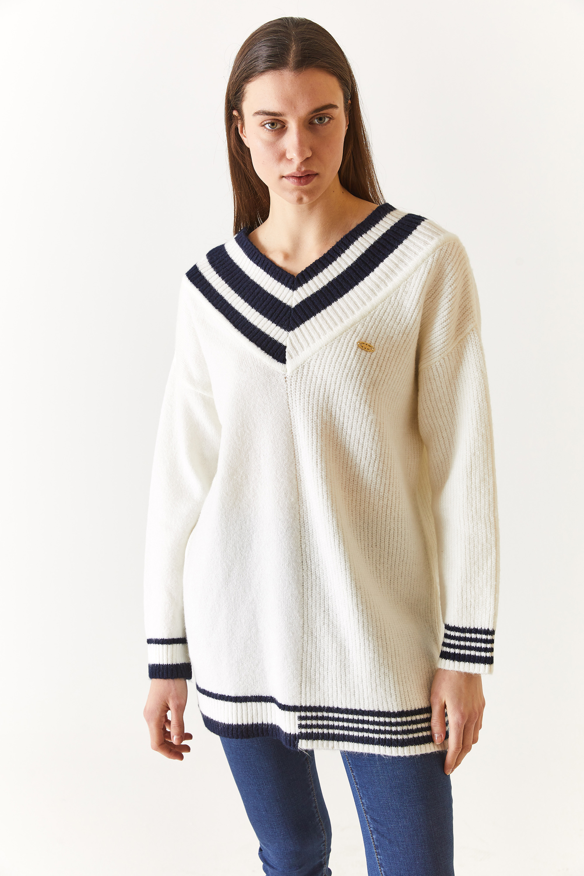 Пуловер женский US POLO Assn G082SZ0TK0SAME белый L 5740₽