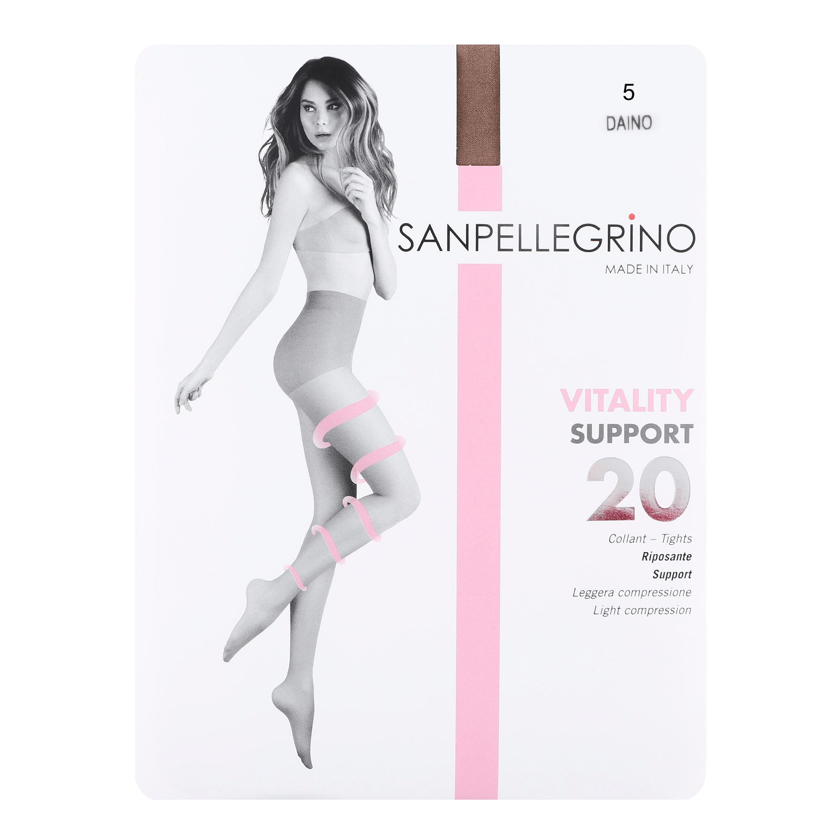 

Колготки женские Sanpellegrino коричневые S/M