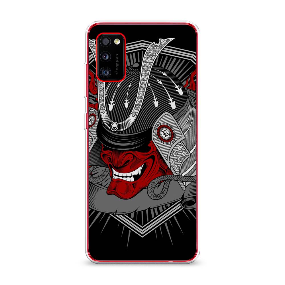 

Чехол на Samsung Galaxy A41 "Красная маска самурая", Белый;красный;черный, 2100450-4