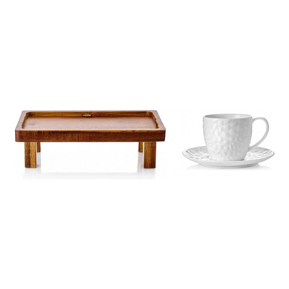 фото Набор walmer: столик сервировочный safari чайная пара crystal 0.32 л, w06071432set