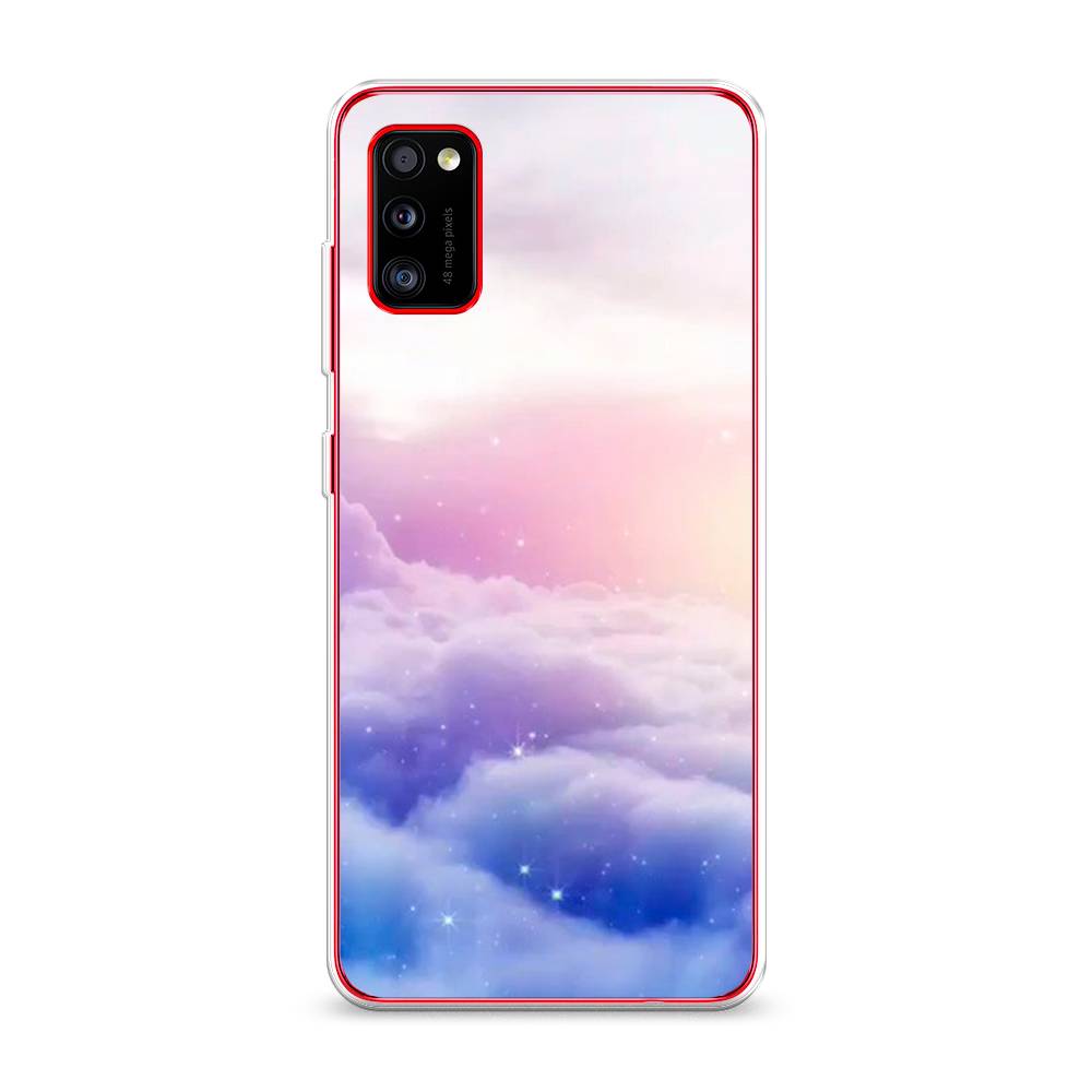 

Чехол на Samsung Galaxy A41 "Небеса", Голубой;белый;розовый, 2100450-2