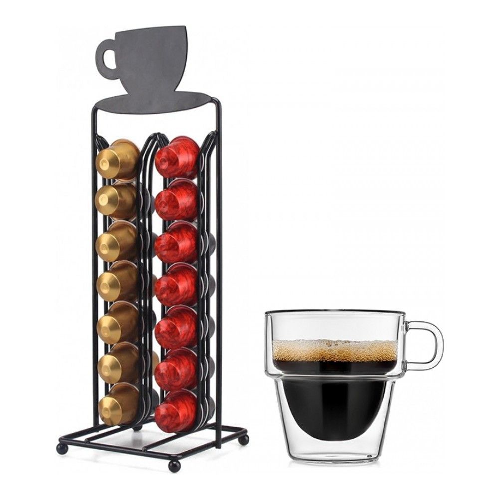 фото Набор walmer подставка для кофейных капсул nespresso термокружка stack w37148346set