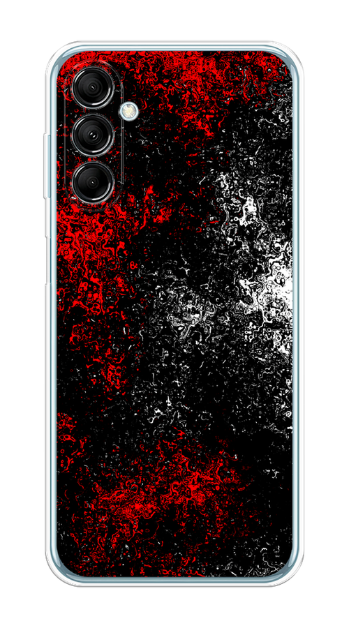 

Чехол на Samsung Galaxy M14 5G "Монотипия", Красный;черный;белый, 2108150-3