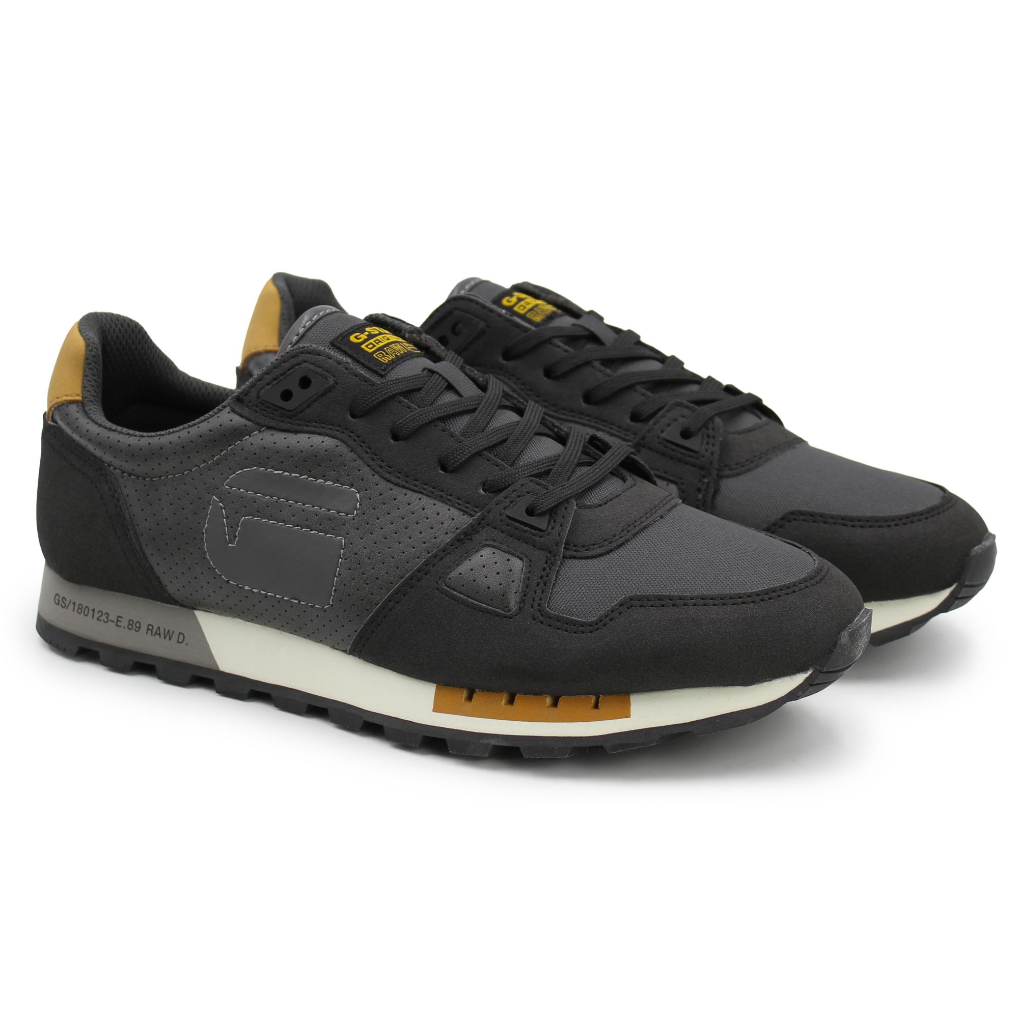

Кроссовки мужские G-Star Raw TRACK BLK M черные 46 EU, TRACK BLK M