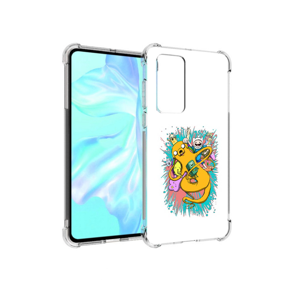 

Чехол MyPads Tocco для Huawei P40 время приключений рисунок, Прозрачный, Tocco