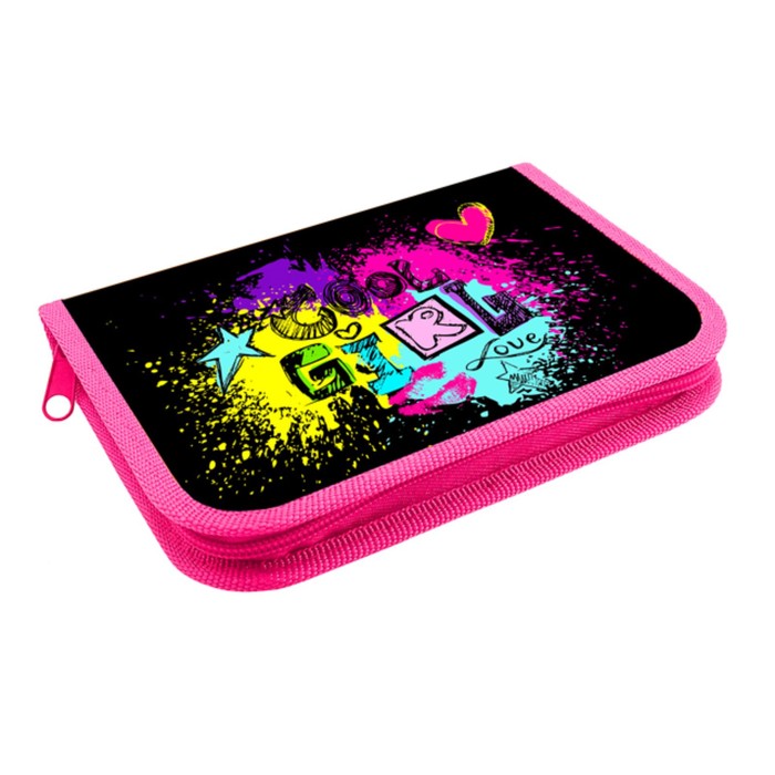 

Пенал 1 секция 130 х 190 х 30 мм, с откидной планкой, текстильный, Оникс ПКТ 07-20 "Яркий