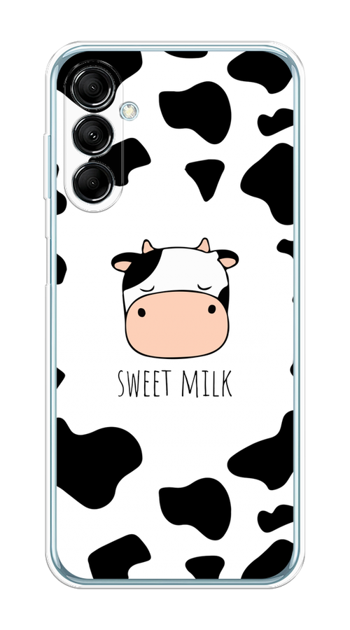 

Чехол на Samsung Galaxy M14 5G "Sweet milk", Розовый;белый;черный, 2108150-1