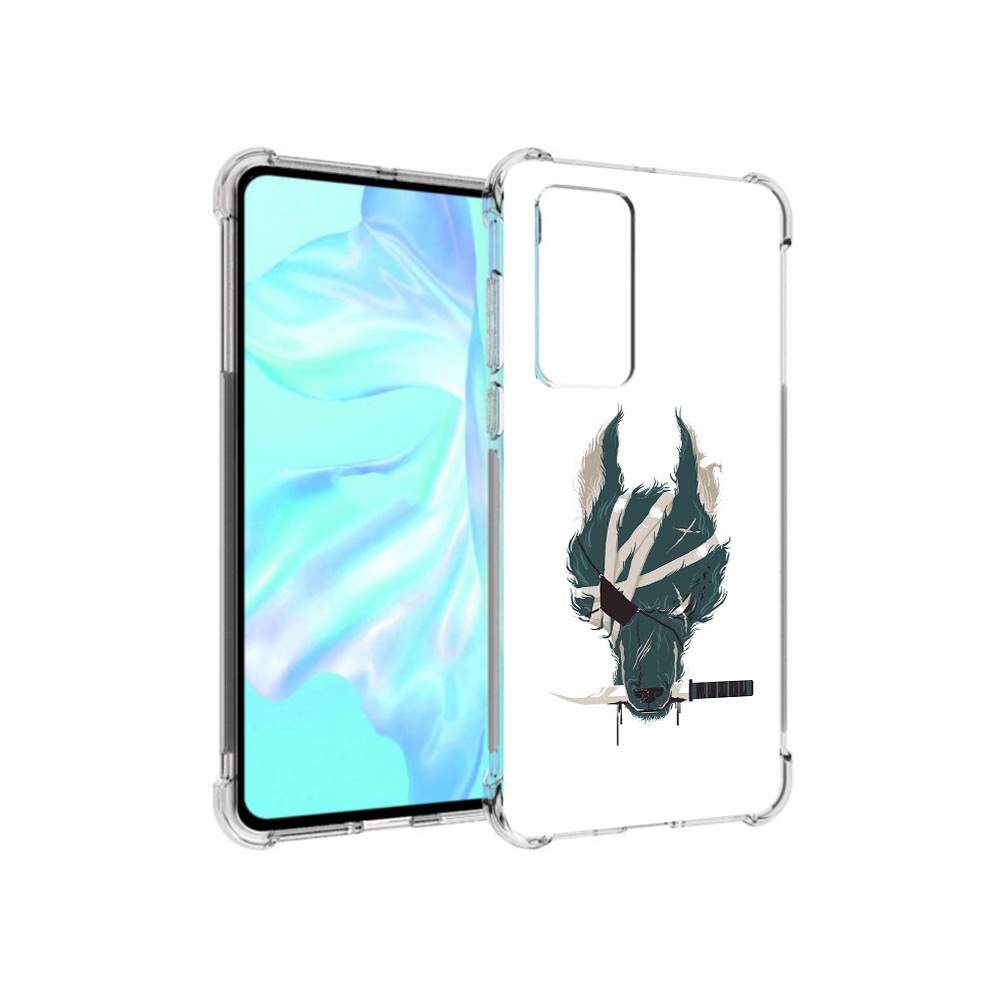 

Чехол MyPads Tocco для Huawei P40 волк-разбойник, Прозрачный, Tocco