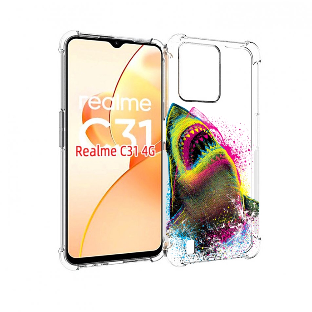 

Чехол MyPads челюсти-2 для OPPO Realme C31, Прозрачный, Tocco