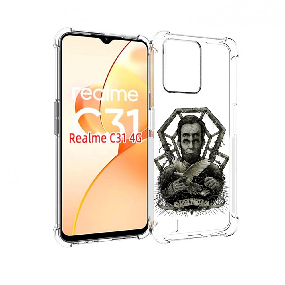 

Чехол MyPads франклин абстракция для OPPO Realme C31, Прозрачный, Tocco