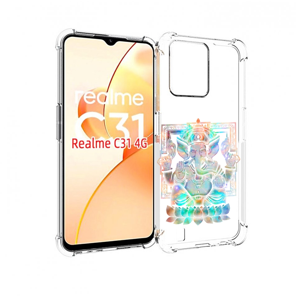 

Чехол MyPads умный слон для OPPO Realme C31, Прозрачный, Tocco