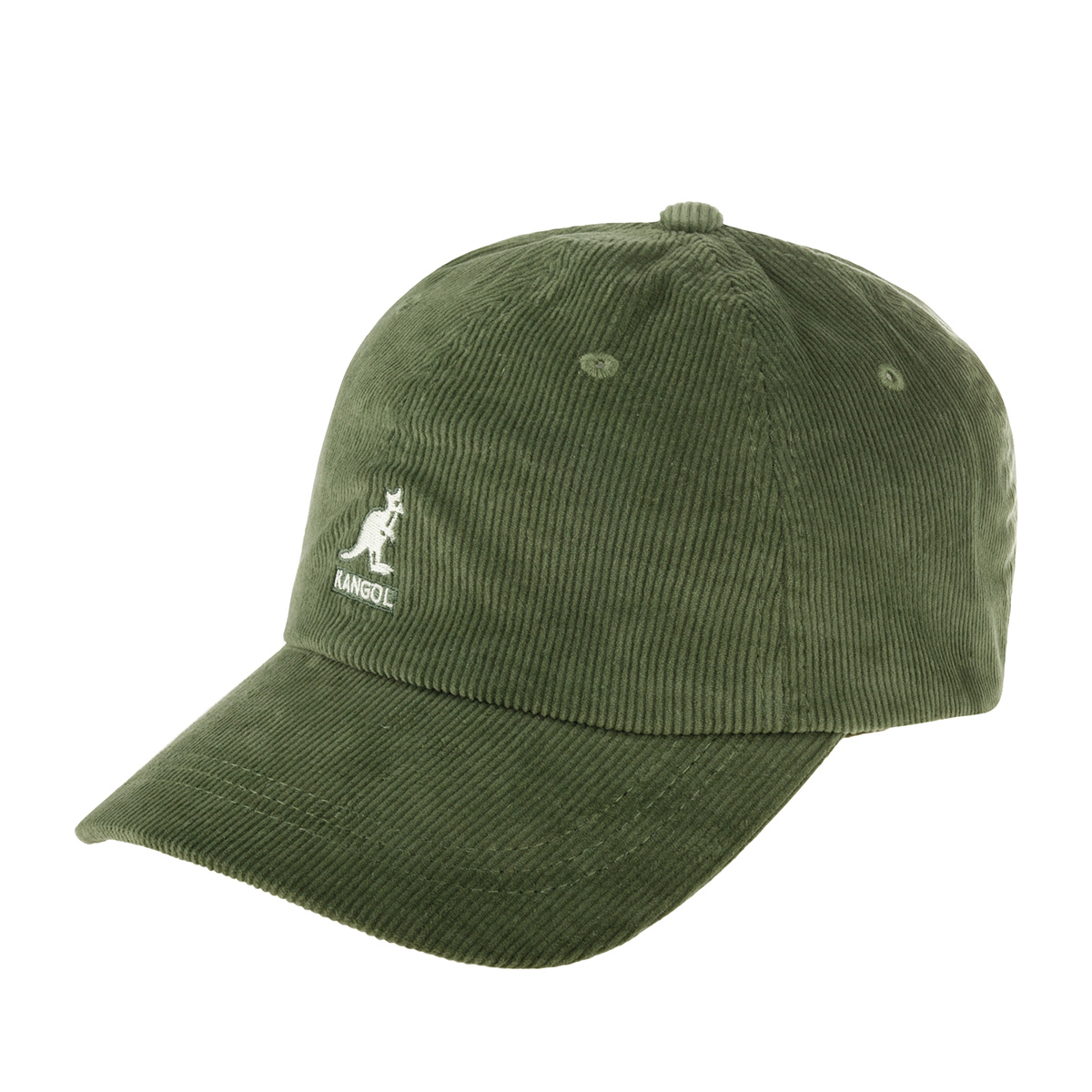 Бейсболка унисекс KANGOL K5206HT Cord Baseball оливковая, one size