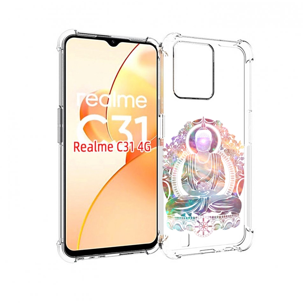 

Чехол MyPads умный мужчина абстракция для OPPO Realme C31, Прозрачный, Tocco