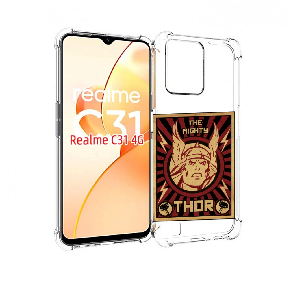 

Чехол MyPads тор лицо для OPPO Realme C31, Прозрачный, Tocco