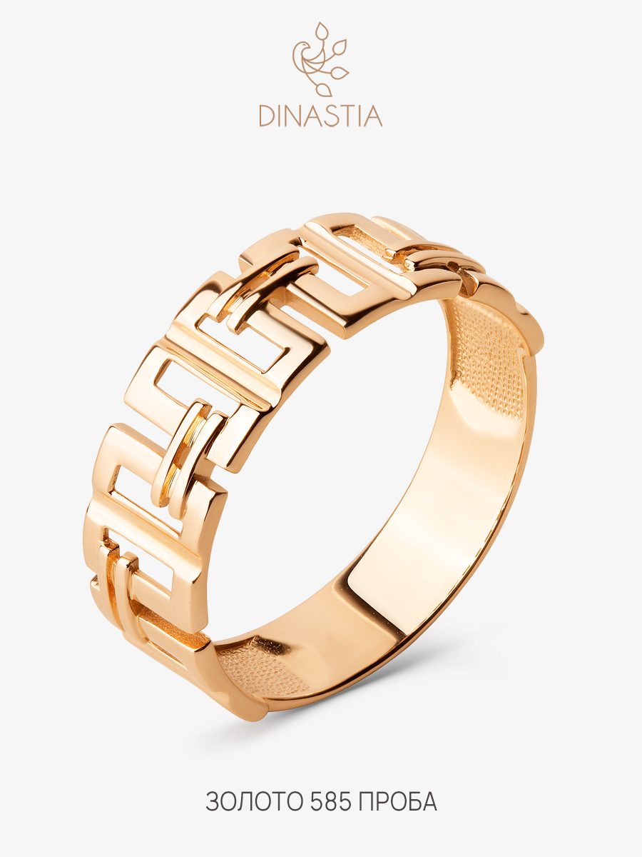 

Кольцо из золота р. 19,5 DINASTIA.GOLD 020831, 020831