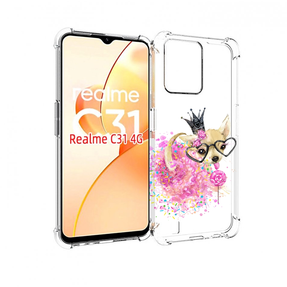 

Чехол MyPads сладкая принцесса для OPPO Realme C31, Прозрачный, Tocco