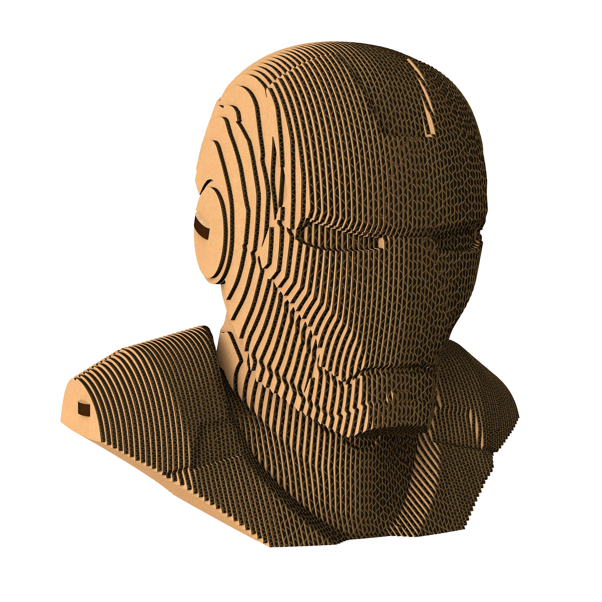 Пазлы 3D 5cult конструктор из картона Железный человек