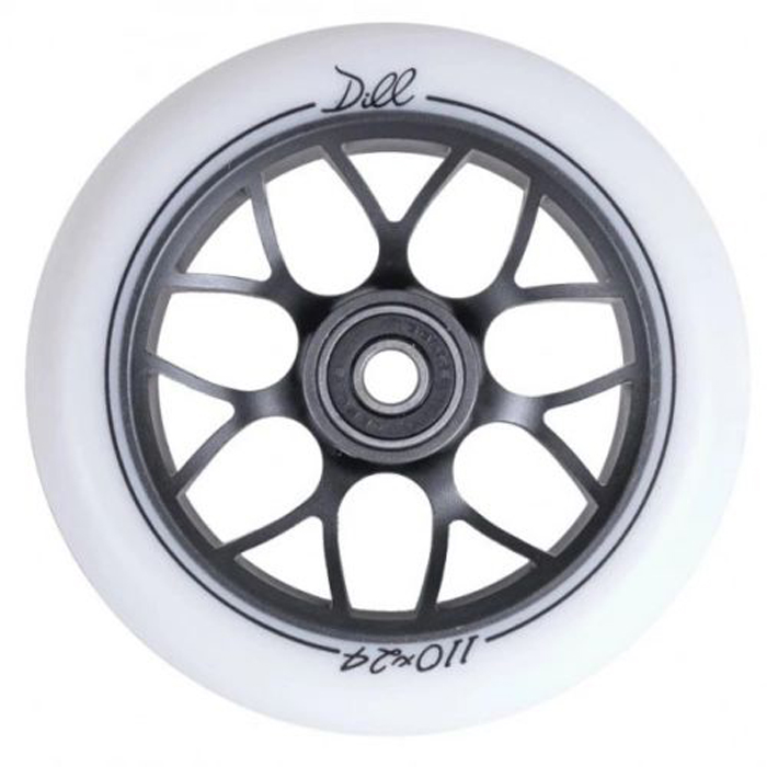 

Колесо для самоката X-Treme 110*24мм, Dill, white, Черный;белый, X-Treme