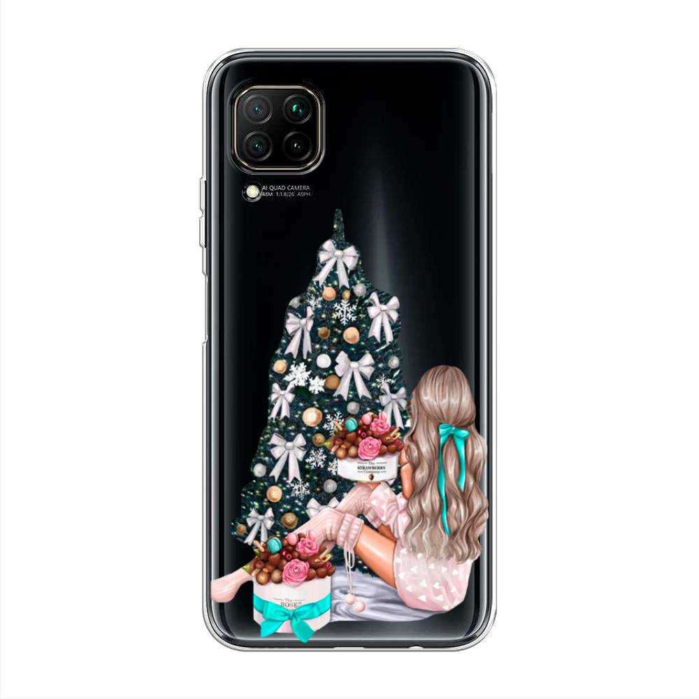 

Чехол на Huawei Nova 7i "New Year", Зеленый;бежевый;голубой, 611850-5