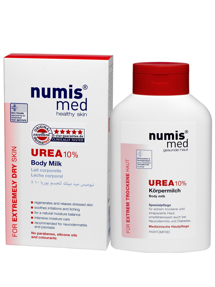 

Numis® med Молочко для тела с 10 % мочевиной, 300 мл, С 10 % мочевиной