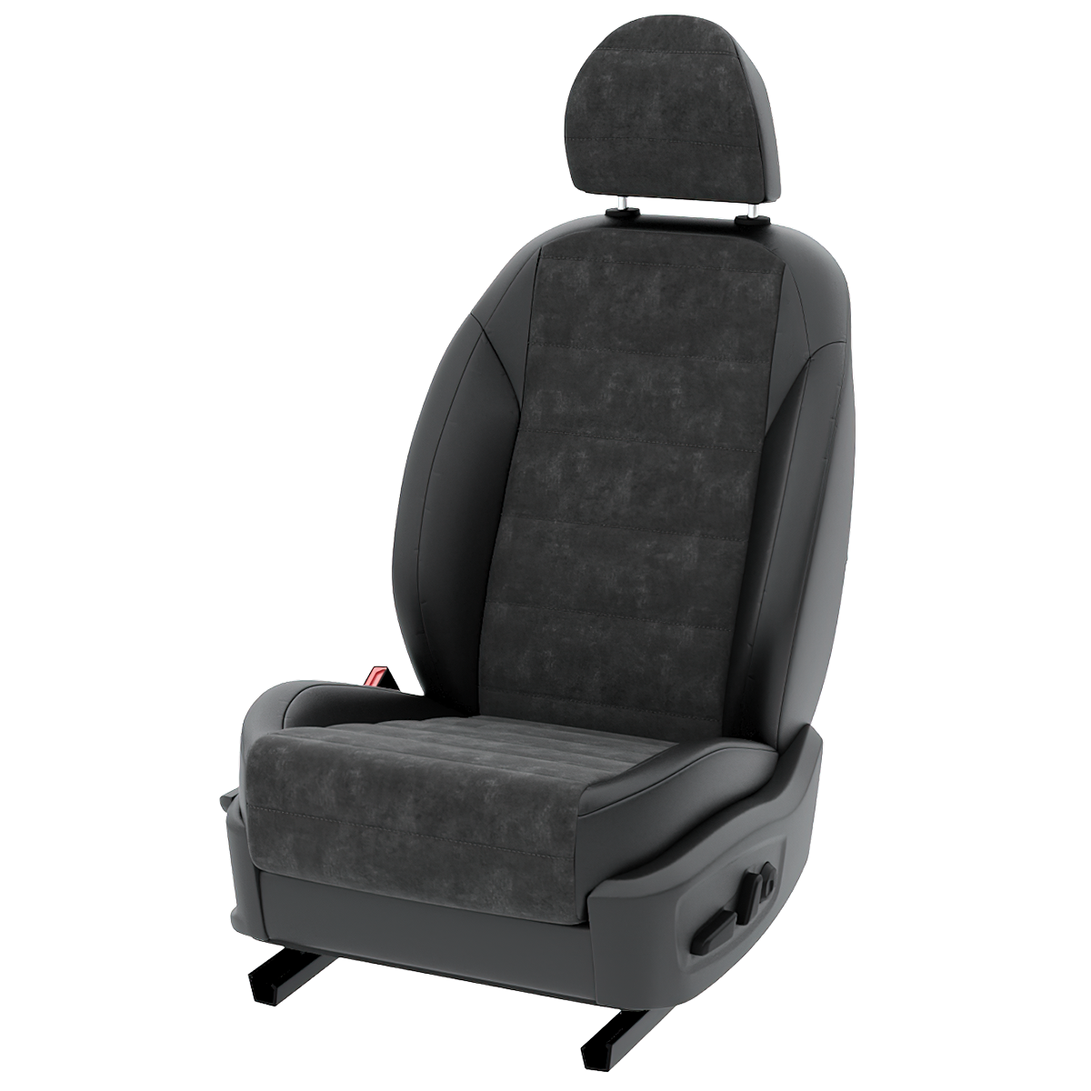 

Чехлы на сиденья Автолето для Мазда Мпв LW серый черный алькантара LA569C17, 405