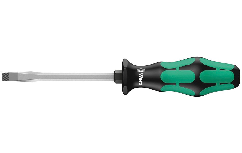 Отвертка шлицевая WERA Kraftform Plus 334 SK, 1.6x9.0x150 мм, 007676