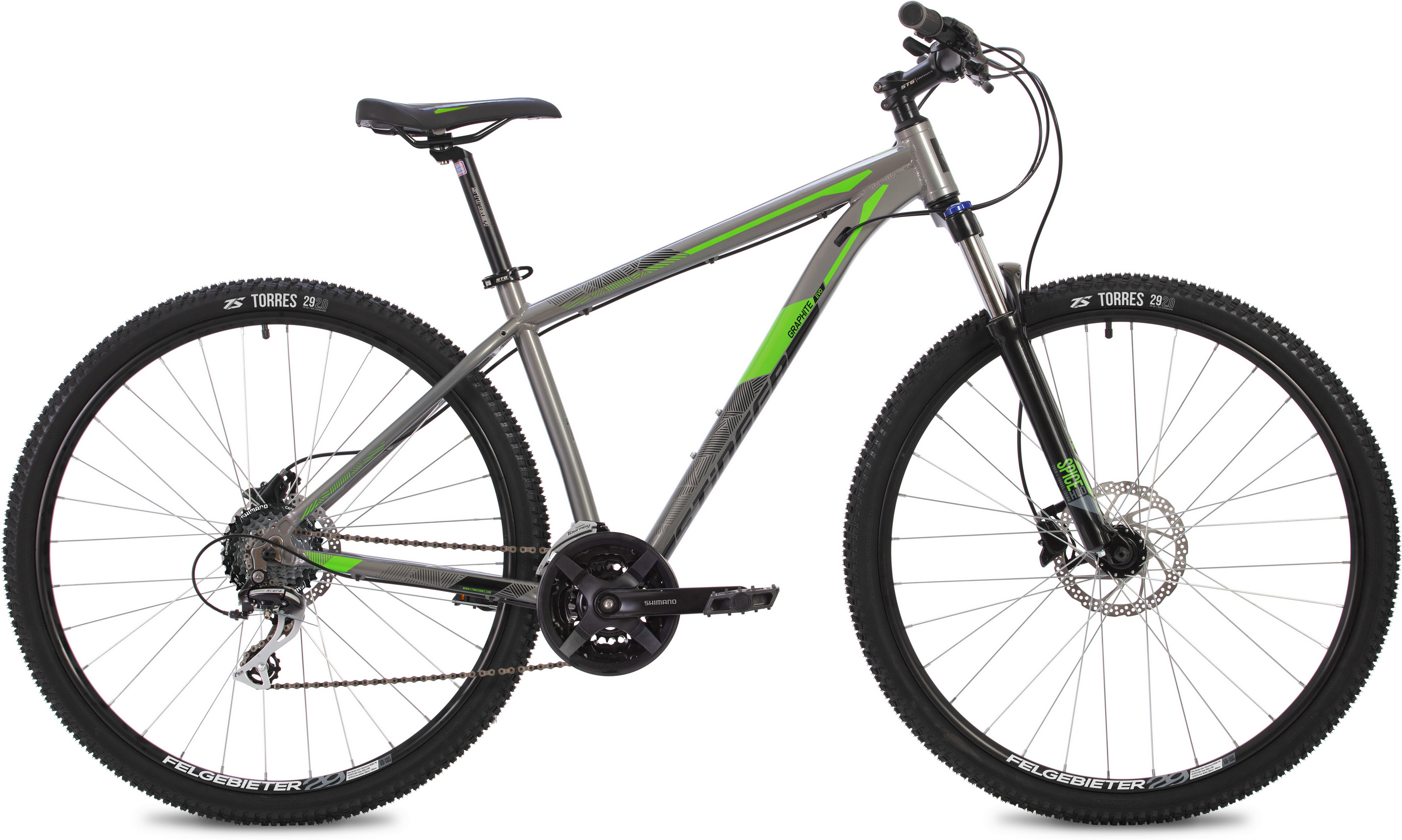 фото Stinger 27.5 graphite evo 2021 серый 18"