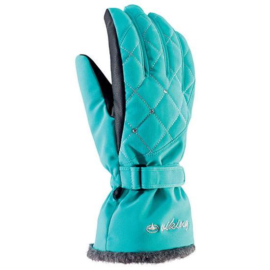 фото Перчатки горные viking 2021-22 crystal ski lady blue (inch (дюйм):5)