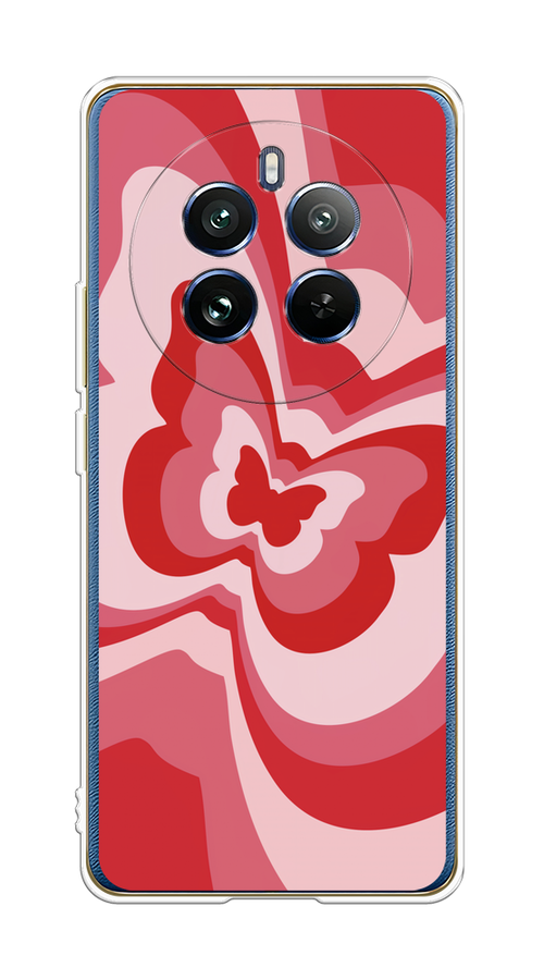 

Чехол на Realme 12 Pro/Realme 12 Pro Plus "Бабочка в стиле хиппи", Красный;розовый, 2516250-1