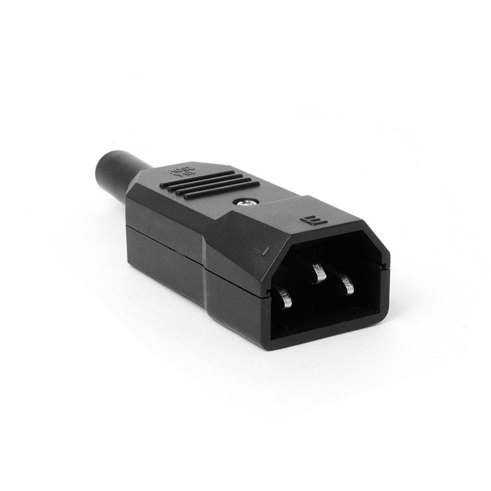 

Lanmaster Lanmaster LAN-IEC-320-C14 Вилка, Черный