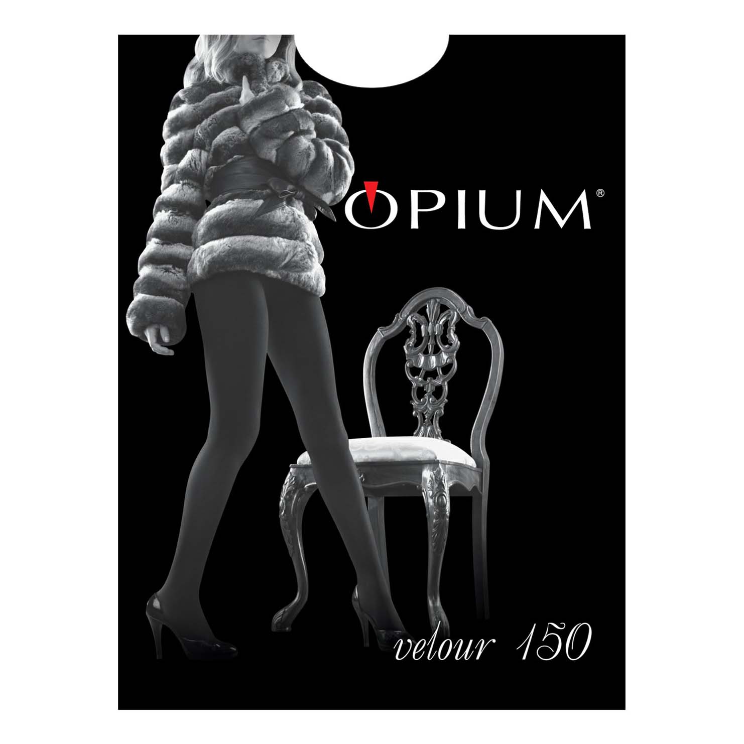 

Колготки женские Opium серые 4