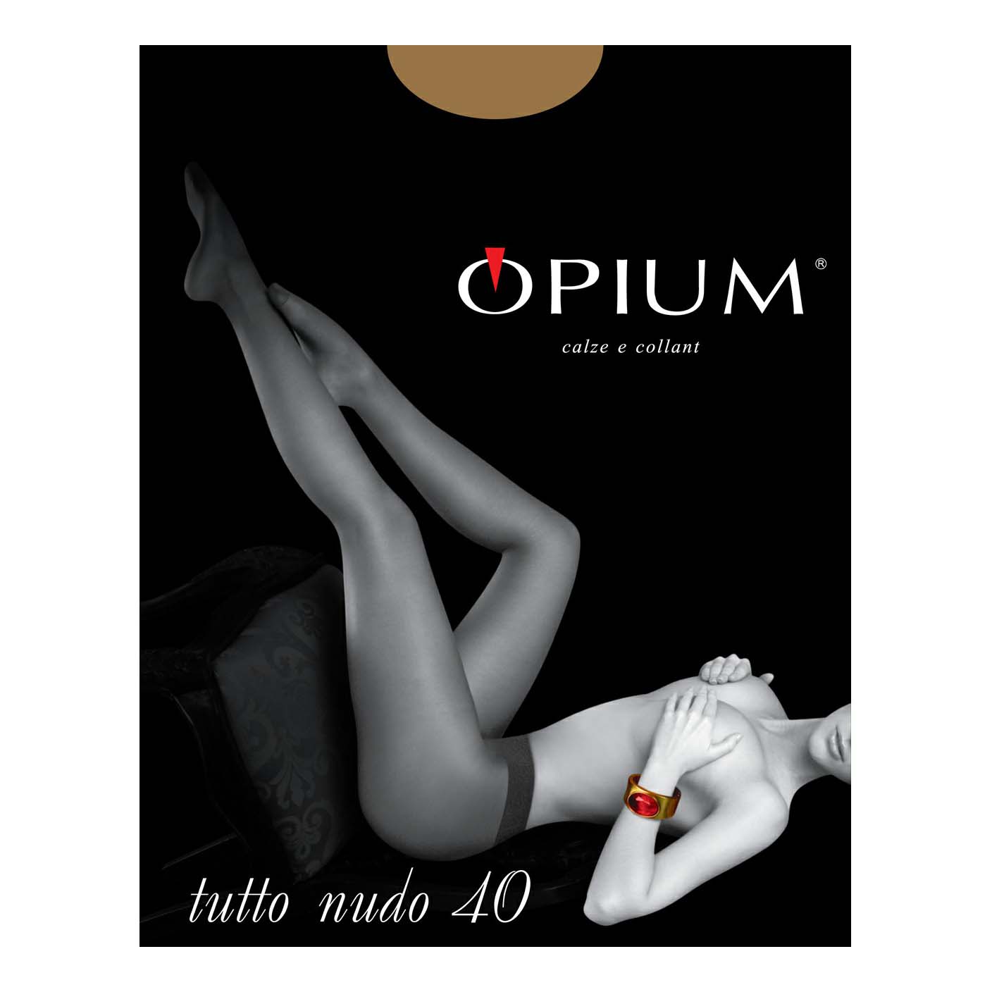 

Колготки женские Opium бежевые, Бежевый