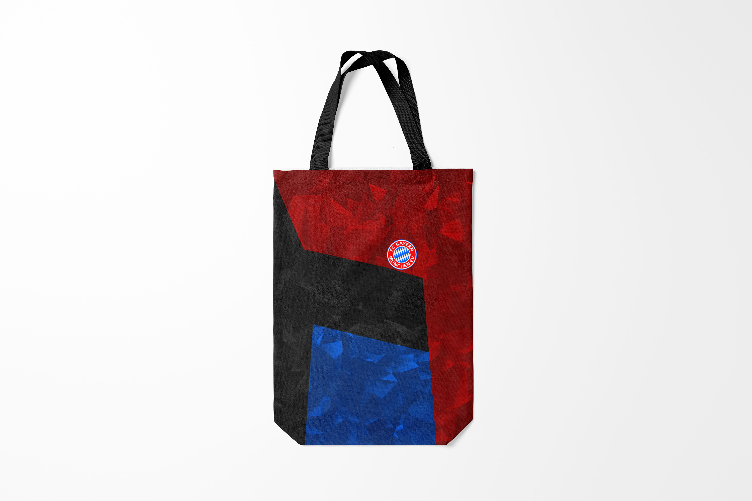 

Сумка шoппер унисекс Burnettie Bayern Munchen FC 2018 Abstract colors, черный, Bayern Munchen FC 2018 Abstract colors