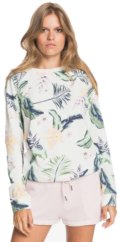 

Свитшот женский Roxy Erjft04337_Wbk8 белый L, Erjft04337_Wbk8