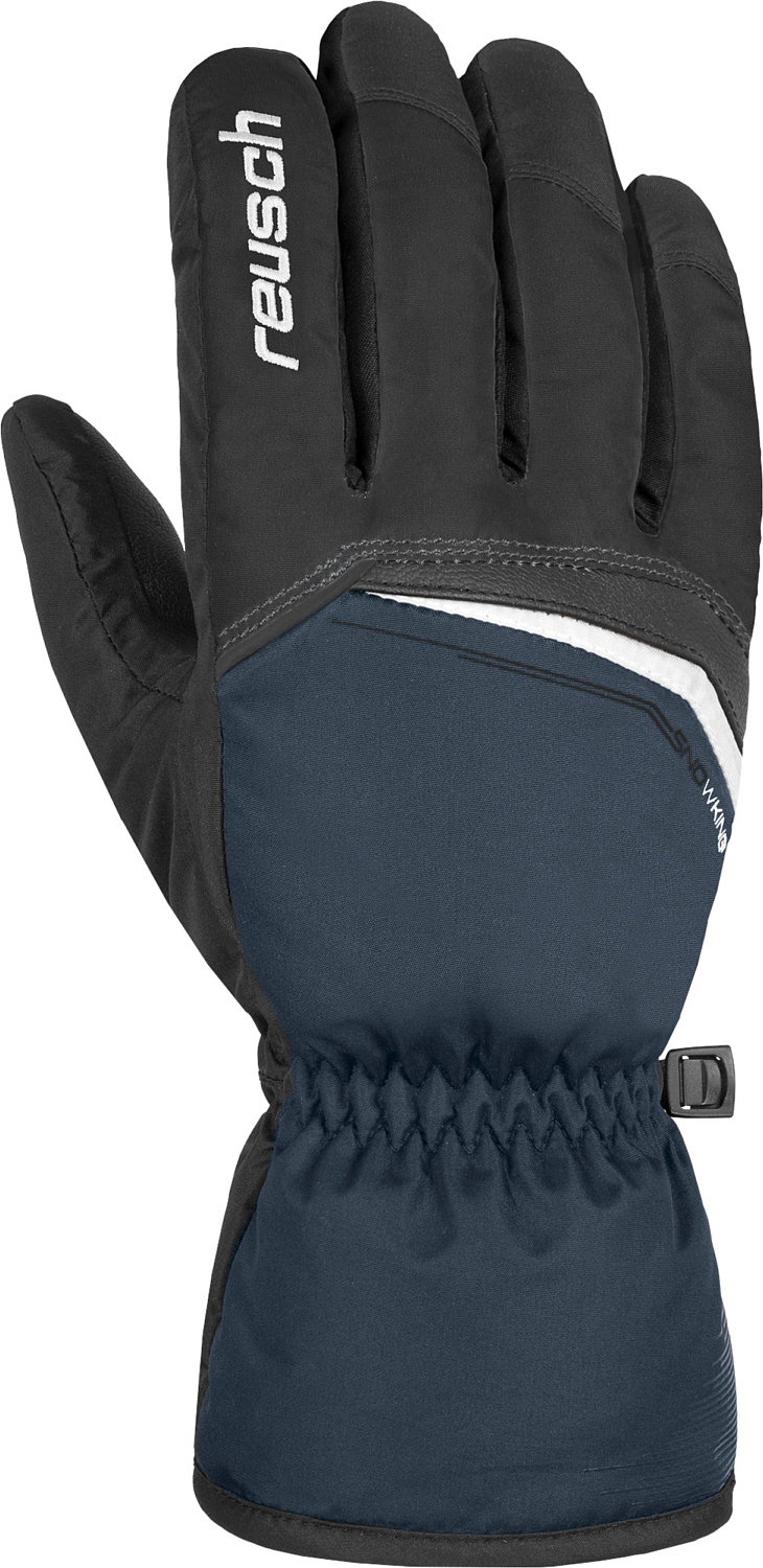 фото Перчатки горнолыжные reusch 2021-22 snow king black/dress blue (inch (дюйм):8)