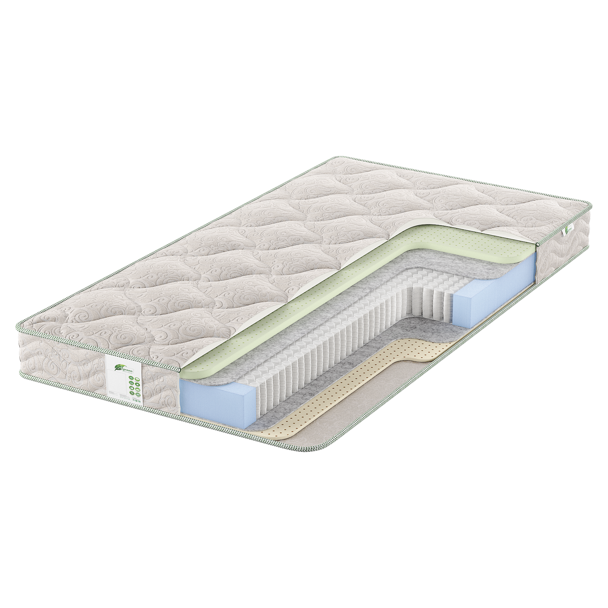 

Матрас Agreen Try Chicago 120х200, Белый, Try Chicago