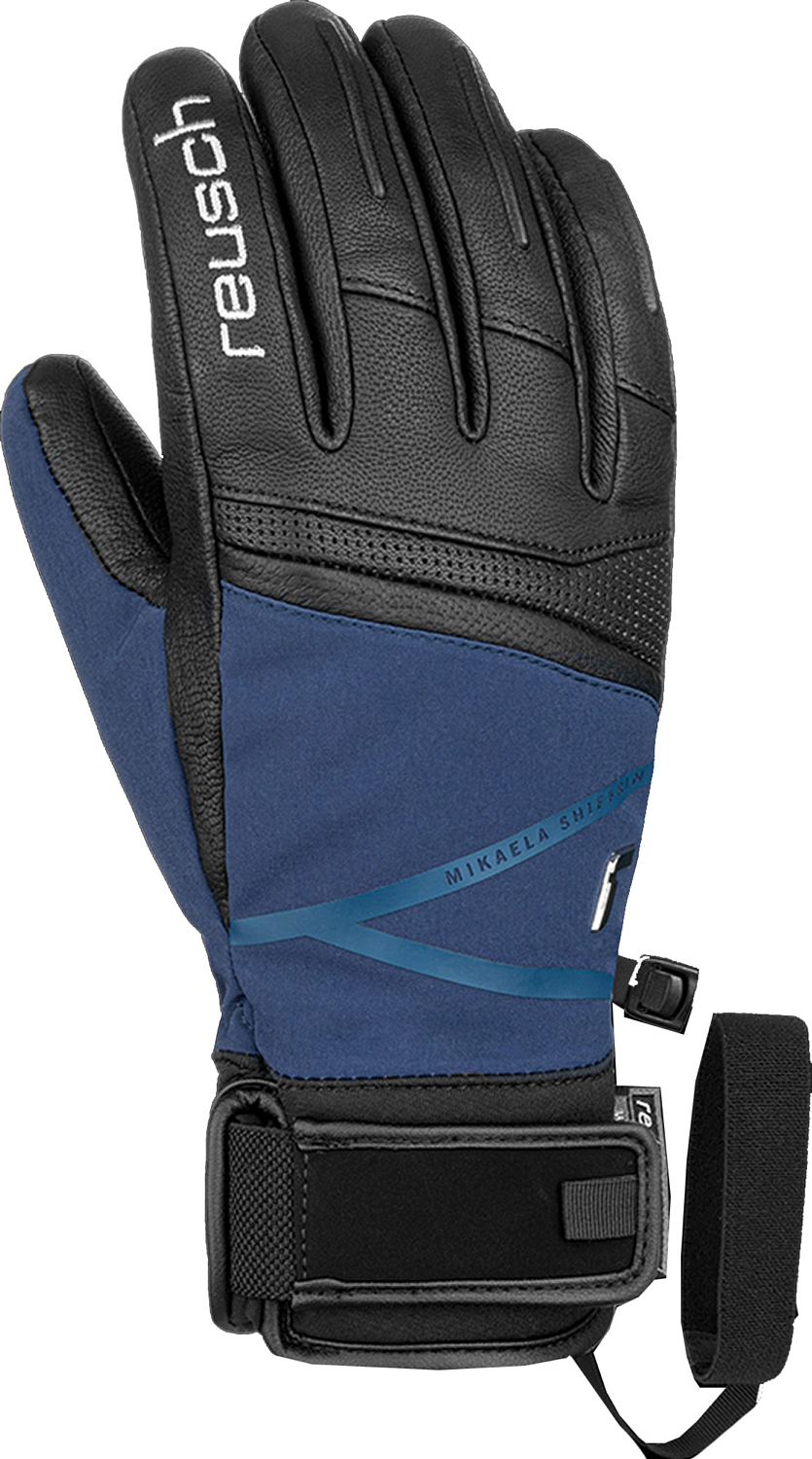 фото Перчатки горнолыжные reusch 2021-22 mikaela shiffrin black/dress blue 7