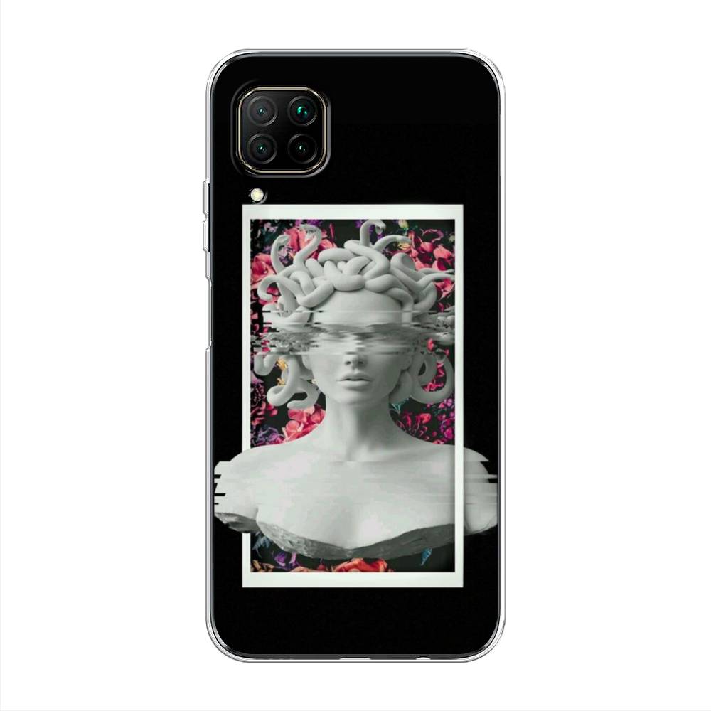 

Чехол для Huawei P40 Lite "Web Punk Медуза Горгона", Черный;серый, 611850-6