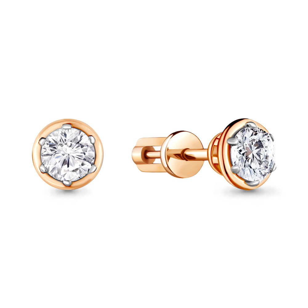 

Серьги из серебра с фианитом Aquamarine 435731А_925_з, 435731А_925_з