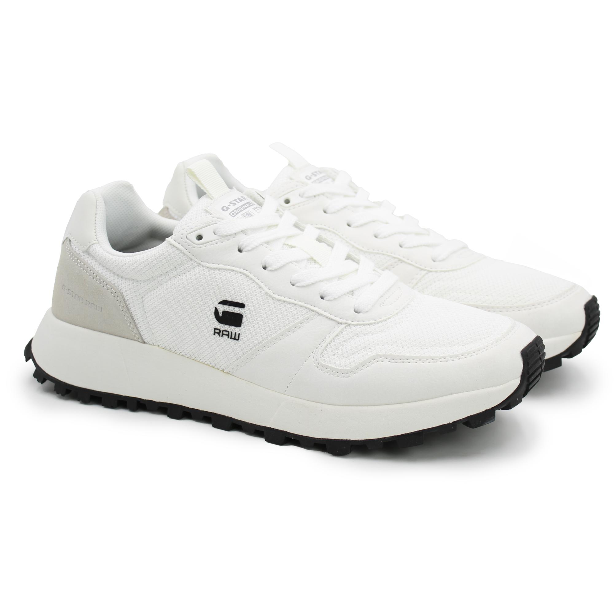 

Кроссовки мужские G-Star Raw THEQ RUN MSH M белые 40 EU, THEQ RUN MSH M