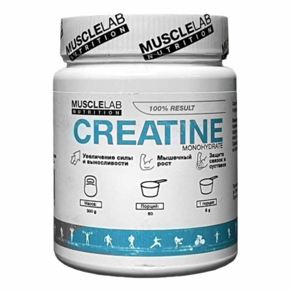 MuscleLab Nutrition Creatine Креатин 300 гр без вкуса