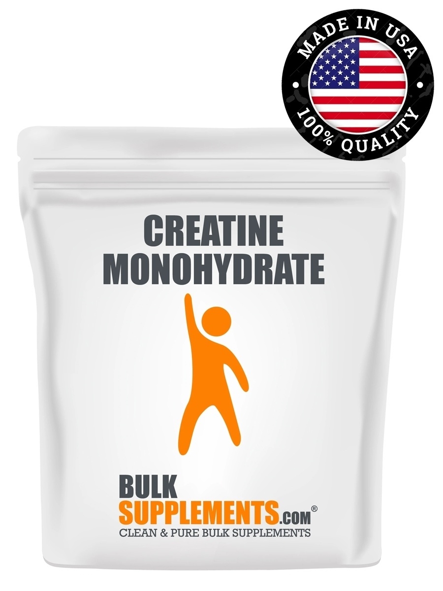 BulkSupplements Creatine Monohydrate Powder, 250г