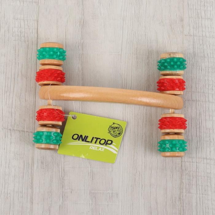 

Массажер Onlitop деревянный, 8 колес Микс 287800