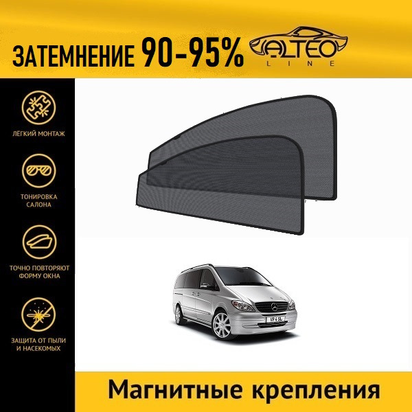 

Автошторки ALTEO PREMIUM на Mercedes-Benz Viano (W639) (2003-2010)